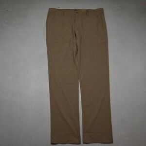 Yatta Golf 32x32 Khaki Flat Front Straight Peformance Mens Pants